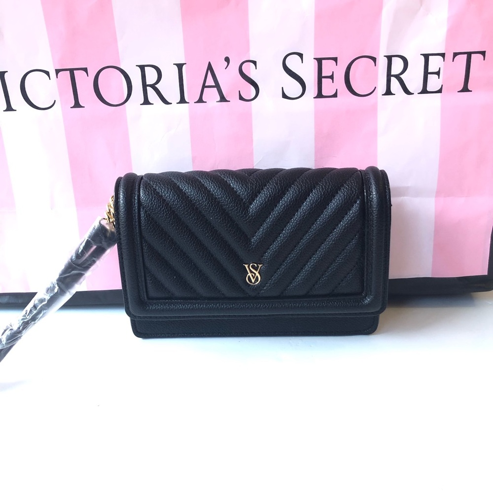 Victoria’s Secret Tech Wallet Wristlet Black NWT